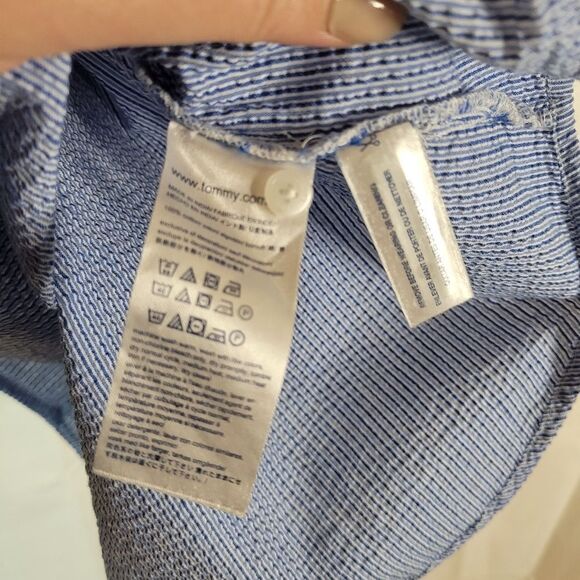 Tommy Hilfiger Blue Flare Sleeve Blouse - Picture 11 of 16